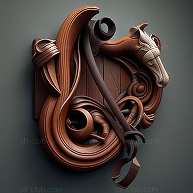 3D модель Сент-Хук игра (STL)